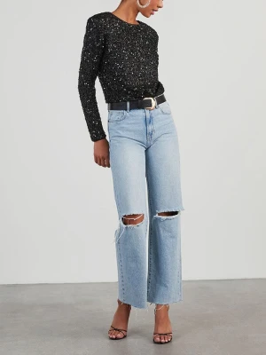 Milan Kiss Bluzka w kolorze czarnym rozmiar: S