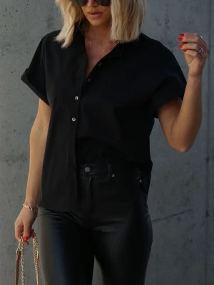 Milan Kiss Bluzka w kolorze czarnym rozmiar: M