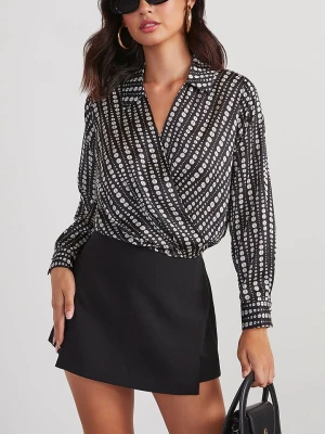 Milan Kiss Bluzka w kolorze czarnym rozmiar: XL