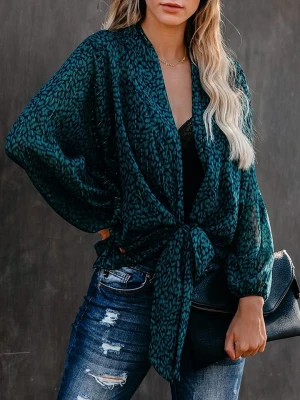 Milan Kiss Bluzka w kolorze niebiesko-czarnym rozmiar: M