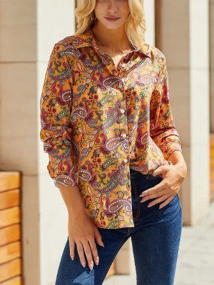 Milan Kiss Bluzka w kolorze pomarańczowym rozmiar: M