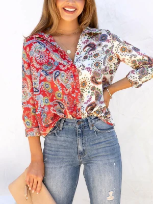 Milan Kiss Bluzka ze wzorem rozmiar: M