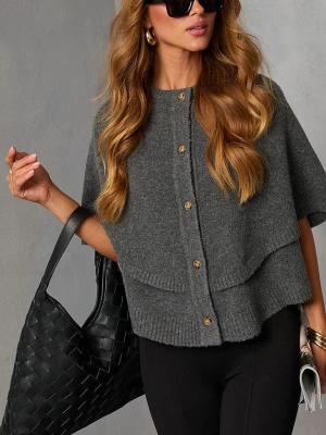 Milan Kiss Kardigan w kolorze antracytowym rozmiar: S