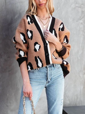 Milan Kiss Kardigan w kolorze beżowym rozmiar: L