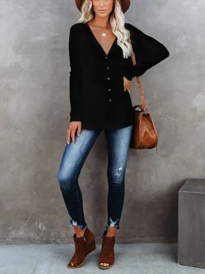 Milan Kiss Kardigan w kolorze czarnym rozmiar: M