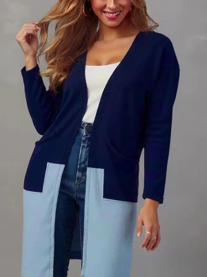 Milan Kiss Kardigan w kolorze granatowo-błękitnym rozmiar: L