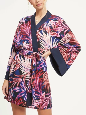 Milan Kiss Kimono w kolorze granatowo-jasnoróżowym rozmiar: M