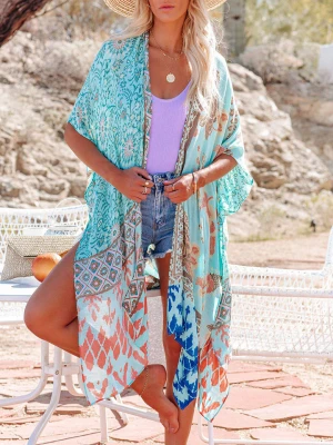 Milan Kiss Kimono ze wzorem rozmiar: S