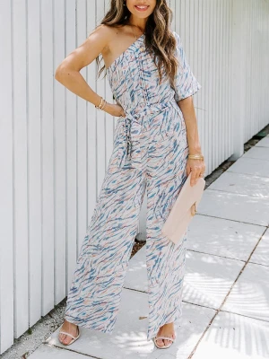 Milan Kiss Kombinezon w kolorze biało-niebieskim rozmiar: XL