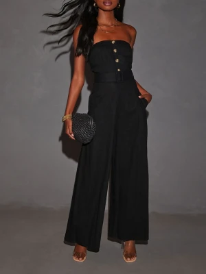 Milan Kiss Kombinezon w kolorze czarnym rozmiar: M