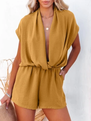 Milan Kiss Kombinezon w kolorze musztardowym rozmiar: M