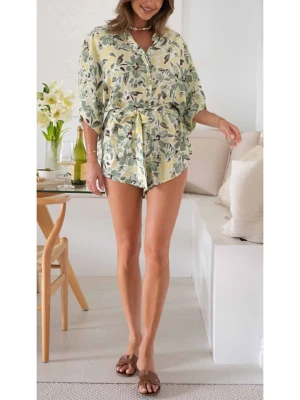 Milan Kiss Kombinezon w kolorze żółto-zielonym rozmiar: XL