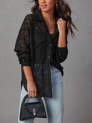 Milan Kiss Koszula w kolorze czarnym rozmiar: L