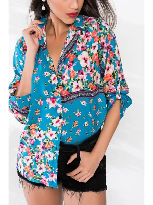 Milan Kiss Koszula w kolorze różowo-niebieskim rozmiar: L