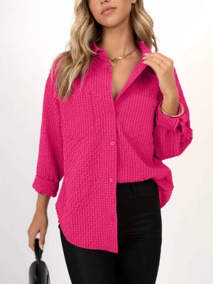 Milan Kiss Koszula w kolorze różowym rozmiar: M
