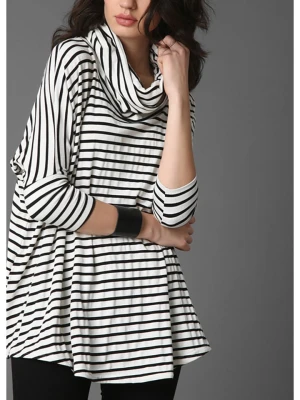 Milan Kiss Koszulka w kolorze biało-czarnym rozmiar: L