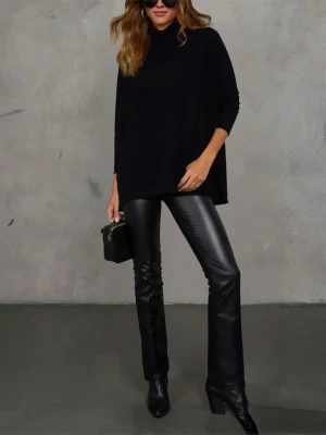 Milan Kiss Ponczo w kolorze czarnym rozmiar: L