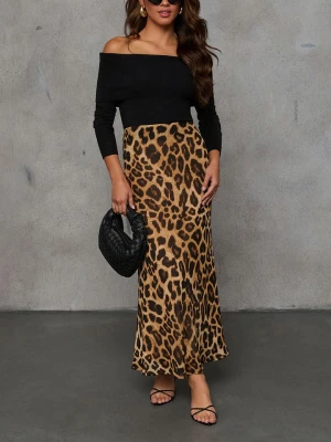 Milan Kiss Spódnica w kolorze jasnobrązowym rozmiar: M