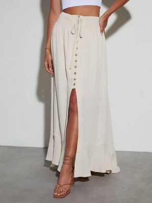 Milan Kiss Spódnica w kolorze kremowym rozmiar: M