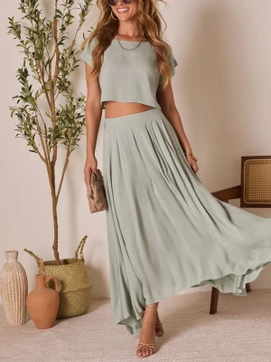 Milan Kiss Spódnica w kolorze miętowym rozmiar: M