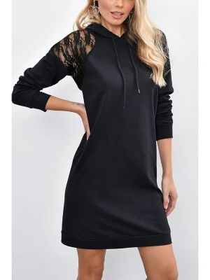 Milan Kiss Sukienka dresowa w kolorze czarnym rozmiar: XL