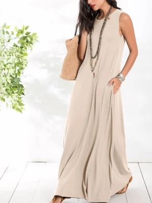 Milan Kiss Sukienka w kolorze beżowym rozmiar: S