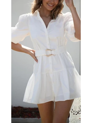 Milan Kiss Sukienka w kolorze białym rozmiar: M