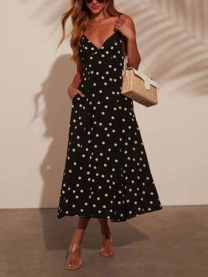 Milan Kiss Sukienka w kolorze czarno-białym rozmiar: S