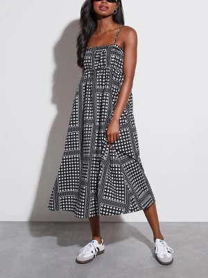 Milan Kiss Sukienka w kolorze czarno-białym rozmiar: S