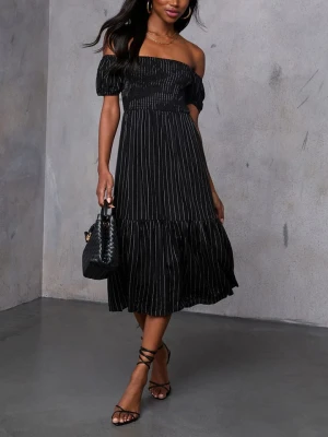 Milan Kiss Sukienka w kolorze czarno-białym rozmiar: L