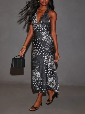 Milan Kiss Sukienka w kolorze czarno-białym rozmiar: L