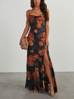 Milan Kiss Sukienka w kolorze czarno-czerwonym rozmiar: M