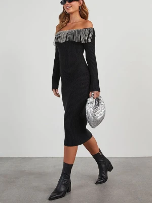 Milan Kiss Sukienka w kolorze czarnym rozmiar: L