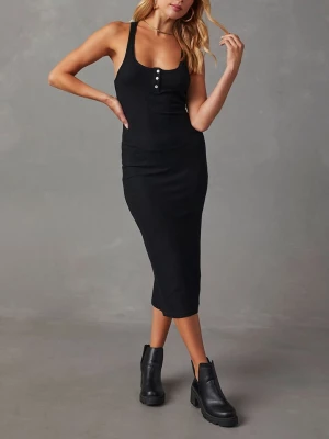 Milan Kiss Sukienka w kolorze czarnym rozmiar: S