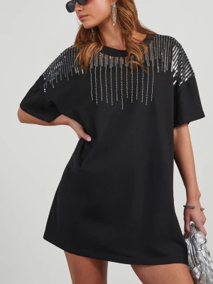 Milan Kiss Sukienka w kolorze czarnym rozmiar: XL