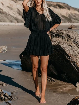 Milan Kiss Sukienka w kolorze czarnym rozmiar: XL