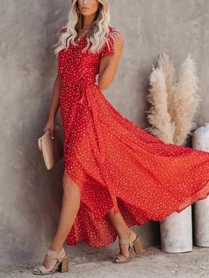 Milan Kiss Sukienka w kolorze czerwono-białym rozmiar: L