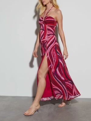 Milan Kiss Sukienka w kolorze czerwono-różowym rozmiar: S