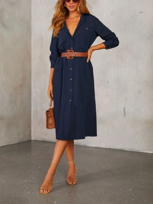 Milan Kiss Sukienka w kolorze granatowym rozmiar: XL