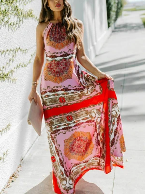 Milan Kiss Sukienka w kolorze jasnoróżowo-czerwonym rozmiar: S