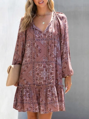 Milan Kiss Sukienka w kolorze jasnoróżowym rozmiar: L