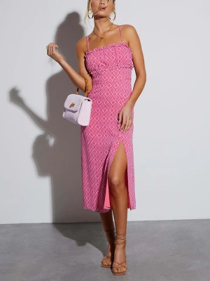 Milan Kiss Sukienka w kolorze jasnoróżowym rozmiar: L