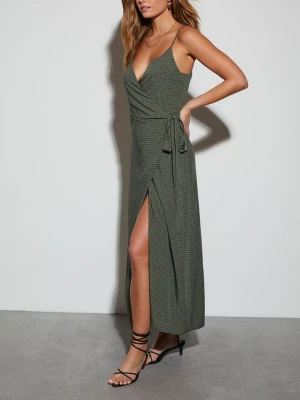 Milan Kiss Sukienka w kolorze khaki rozmiar: S