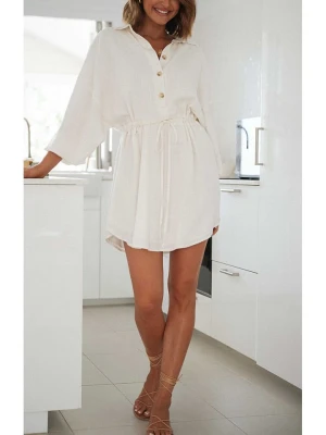 Milan Kiss Sukienka w kolorze kremowym rozmiar: M