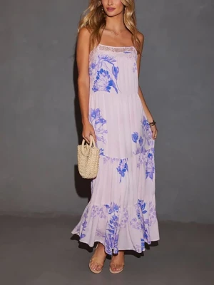 Milan Kiss Sukienka w kolorze niebiesko-jasnoróżowym rozmiar: S