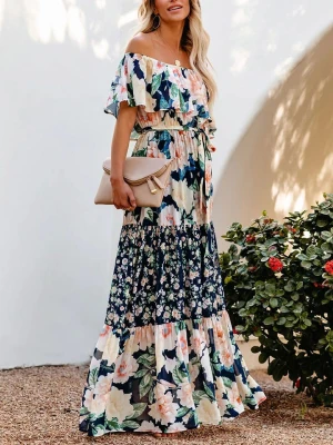 Milan Kiss Sukienka ze wzorem rozmiar: XL