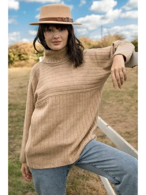 Milan Kiss Sweter w kolorze beżowym rozmiar: S