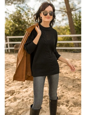 Milan Kiss Sweter w kolorze czarnym rozmiar: M