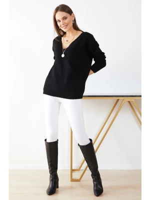 Milan Kiss Sweter w kolorze czarnym rozmiar: L