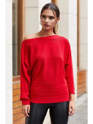 Milan Kiss Sweter w kolorze czerwonym rozmiar: L